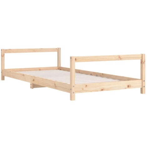 Cadre de lit pour enfant 90x190 cm Bois de pin massif vidaXL