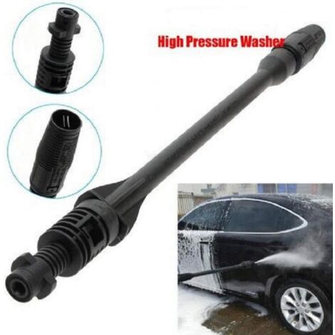 Rallonge De Lance Nettoyeur Haute Pression Kärcher K2 à K7 - Longueur 45 Cm - Portée 4 M - ABS Noir - Pour Toiture, Façade, Voiture