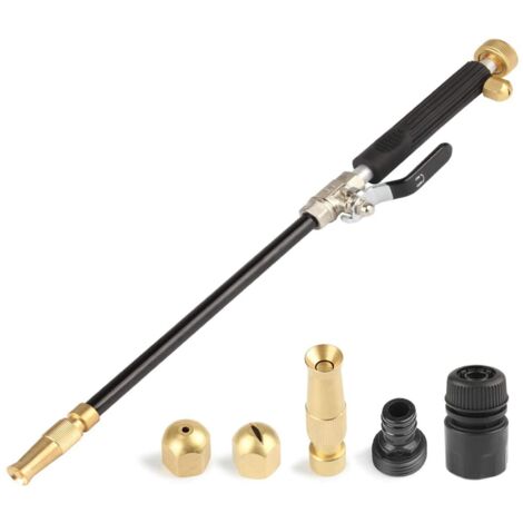 Pistolet de Nettoyeur Haute Pression, Pistolet Jet d'eau Lance à Eau Haute Pression pour Tuyau d'arrosage, Lance de Nettoyeur Haute Pression, pour le Lavage de Voiture Fenêtre, Arrosage du Jardin