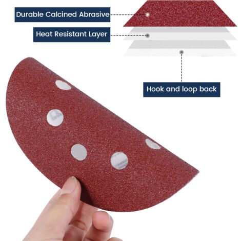 120 Disque de Ponçage Disques Abrasifs Grain Taille de 125mm Idéal pour