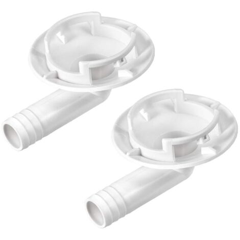 AIMOONSA Climatisation Drainage Tuyau Connecteur Coude Raccord pour Mini-Split Unités et Fenêtre AC Unité Parties 40mm 2Pcs