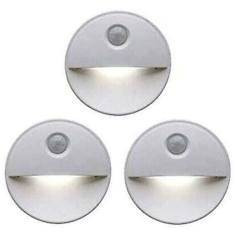 AIMOONSA Veilleuse LED dtecteur de mouvement Teinte induisant le sommeil grce aux ampoules LED Fonctionnement sans fil Parfait pour les armoires de salle de bain, les escaliers et plus