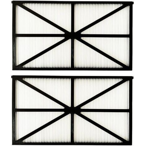 Lot de 4 Panneaux Filtres pour Robot Tiger Shark - RCX70101PAK2 - Noir