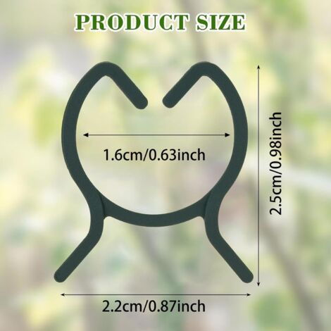 200 Clips De Support Pour Plantes - Pour Tomates, Vignes, Légumes, Fixation Facile, Aération Optimale - 9