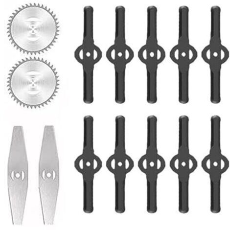 Accessoires pour tondeuses gazon Lames de dsherbeur lectrique Lames de scie Manche tlescopique lger pour la coupe du gazon, l\'entretien de l\'alle et du jardin