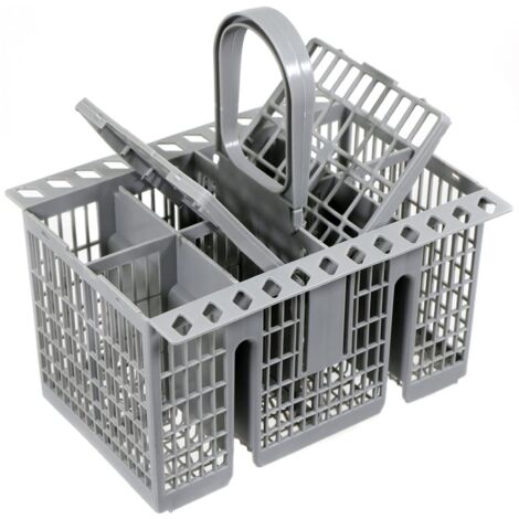 Panier à couverts pour lave-vaisselle Cage universelle compatible avec Hotpoint, pour Indesit, pour Ariston, pour Whirlpool C00257140 C00260860 C00386607 (poignée amovible)