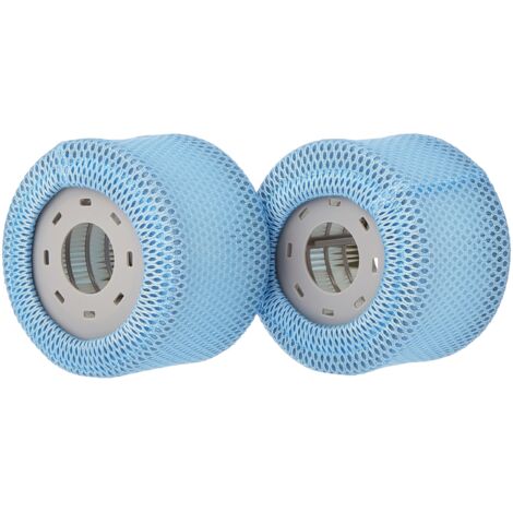 Lot de 2 cartouches filtrantes de rechange pour jacuzzi 90 plis Blanc Taille unique