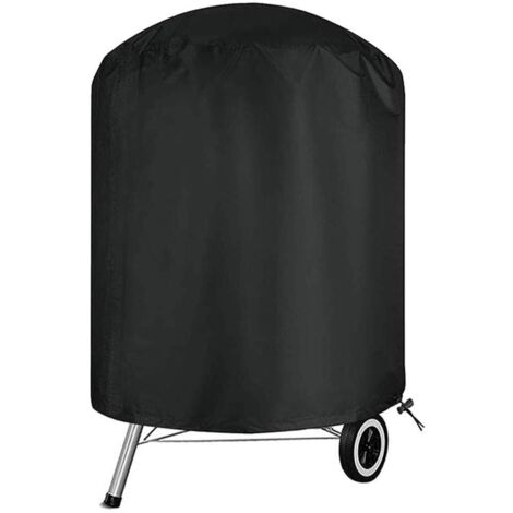 Housse pour Barbecue imperméable et coupe-vent, Tissu Oxford 210D résistant aux intempéries et à la poussière, Protection UV, Noir, 71 x 71 cm, Accessoire pour Barbecue (1/5)