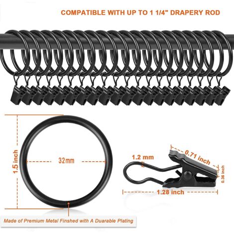 Lot De 10 Supports Porte-clés - Anneaux 2.5cm Avec Chaînettes Métal Argenté, Neufs