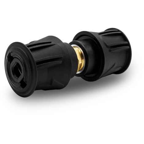 Accessoires nettoyeur haute pression : raccord rapide haute pression double tête Karcher, adaptateur de raccordement de tuyau 2 pack