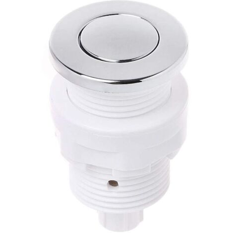 Bouton de Commutation d'air Poussoir 28mm pour Interrupteur d'élimination des déchets de Spa de Baignoire