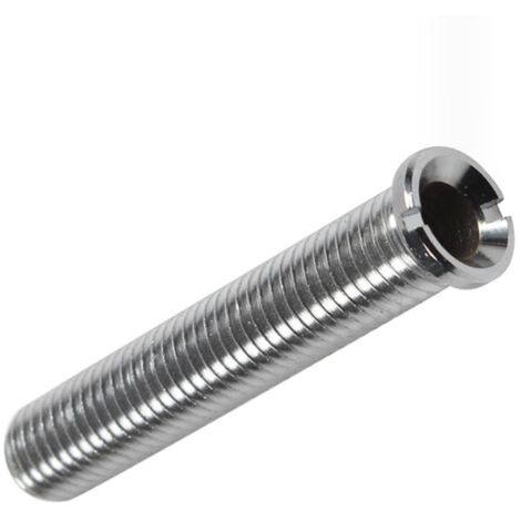 Vis pour Panier d'Evier, Tirefond Cuisine, Verrouillage Etendu pour Bassine à Vaisselle en Inox, Evacuations Fixes M12 X 70mm (Argent) (1/5)
