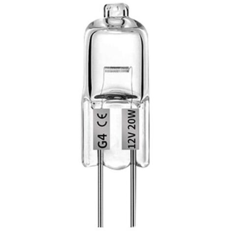 Aimoonsa – Ampoule halogène G4 12V 20W – Dimmable 2700K blanc chaud – 280 lumens – Angle de faisceau 360° – Compatible lustres cristal (6 unités) - 6pack