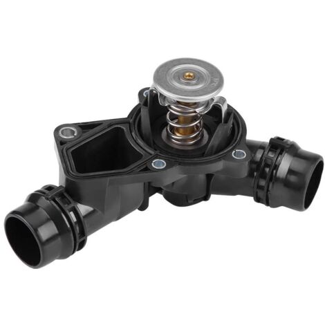 Thermostat, 11531437040 thermostat avec boîtier et joint plastique et métal Boîtier d'eau de thermostat pour E46 E39 X5 X3 Z3 Z4 330i 525i 530i 325i