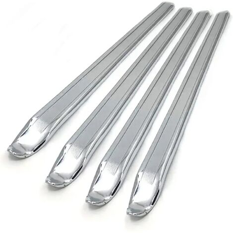 4 Pièces Démonte Pneu Manuel, 30cm Demonte Rneu Moto/Voiture en Acier Au Manganèse,Outils de Réparation Levier Demonte Pneu Vélo Voiture Moto (Argent)