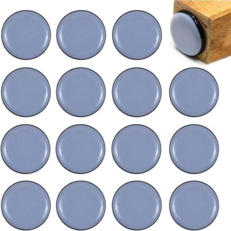 20 PCS Patins de Meubles, Patins en Tflon Auto-Adhsifs Patins pour Meubles Protection, Rond, Patin de Chaise, pour Chaise, Canap, Bureau, Table, Fauteuil (25 mm)