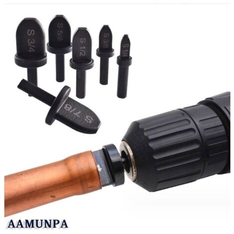 6 Pices Tube Expander Roulement, Dcoupe Tuyau Cuivre En Acier Hex Handle Air Conditioner Tuyau De Cuivre Outil D\'emboutissage Ensemble Multifonction Tuyau De Cuivre Tornade Outil (1/5)
