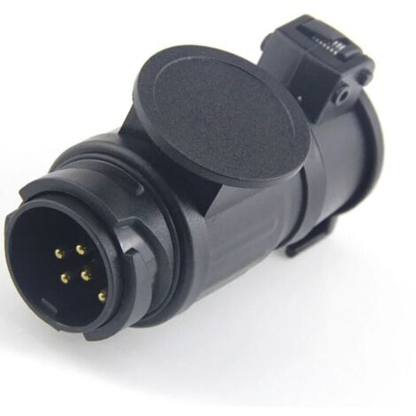 Adaptateur de remorque de 13P VERS 7P pour connecteur de Prise lectrique de Prise Caravane de Camion d\'attelage de remorque de Prise europenne Standard
