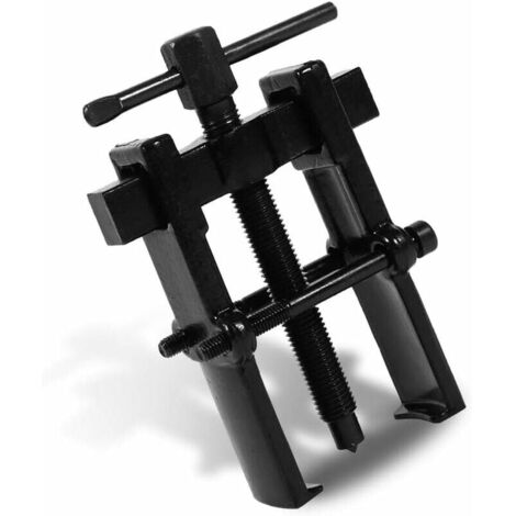 Extracteur de roulement rglable deux mchoires en acier au carbone - extracteur droit pour pompe et poulie,3inch38 x65mm