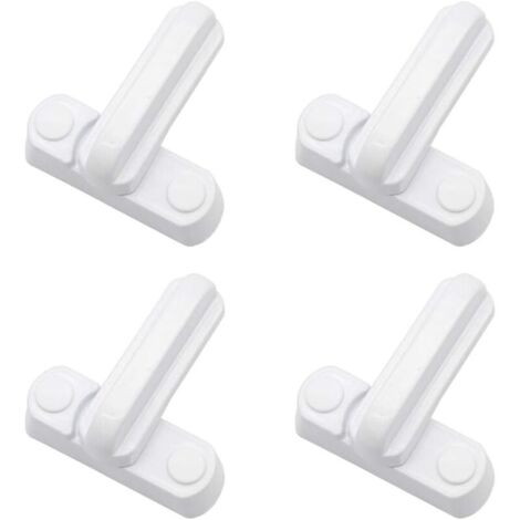 Lot de 4 Serrures Loquets Bloque Poignee Scurit Domestique Supplmentaire Remplacement Pour Maison Portes Placards Fentres