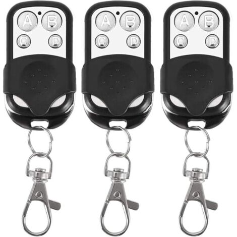 Lot de 3 tlcommandes universelles, Code Fixe, avec frquence de 433,92 MHz, pour Portail Automatique (1/5)