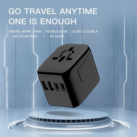 Chargeur USB-C et adaptateur de voyage universel - PD 20W – Pro