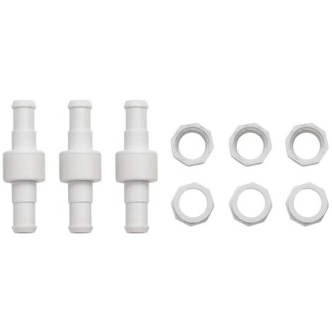Ineasicer Pool Cleaner Tuyau Pivotant Roulement Billes D20 Remplacement pour Polaris 180 280 380 3900 Pool Cleaner Roulement Billes Pivotant D20 D15 Lot de 3 en Blanc (1/5)