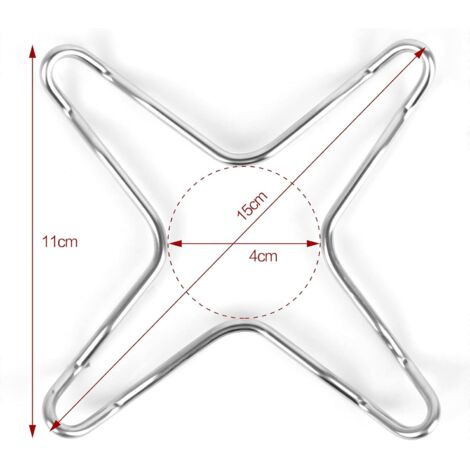 Purelux Lot de 4 bacs d'égouttement de rechange pour cuisinière GE ou