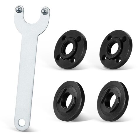 clé pour meuleuse 125 mm clé meuleuse avec bride de meuleuse d'angle,clé à meuleuse clé pour disqueuse cle meuleuse universelle Compatible avec les meuleuses d'angle de 125 mm