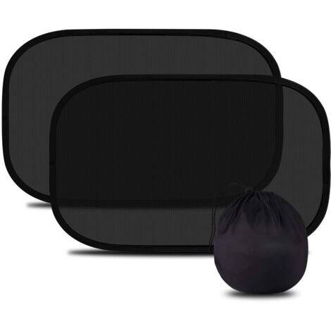 Pare-Soleil Voiture Bébé,TRÈS Sombre Protection UV/Chaleur, Pare-Soleil Auto-Adhésifs pour Enfants,Pose Rapide/Facile,Sac de Rangement fourni,Taille 51x31 cm (M)