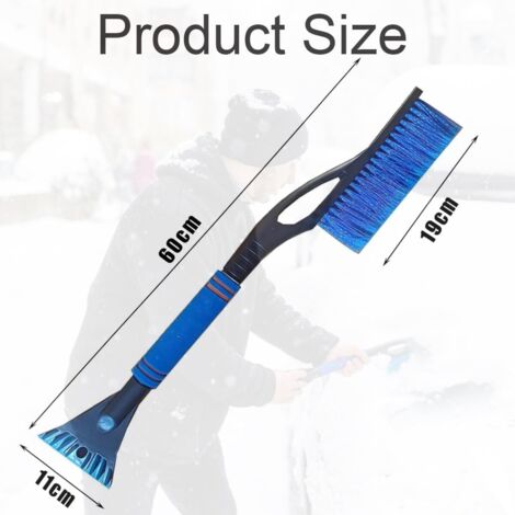 Brosse Nettoyage Voiture Grattoir à Glace 3 En 1 HZMJDHZM - Brosse à Neige Rotative 360° Et Manche Télescopique - Pour Voiture Et Camion Accessoire Hiver Auto Brosse Nettoyage Voiture Grattoir à Glace 3 En 1 HZMJDHZM - Brosse à Neige Rotative 360° Et Manche Télescopique - Pour Voiture Et Camion Accessoire Hiver Auto