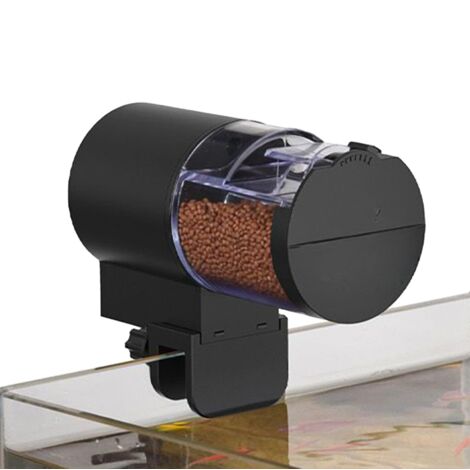 Mangeoire Automatique Aquarium - 100ml Distributeur Automatique Nourriture Poisson Distributeur De Nourriture pour Poissons Et Tortues Alimentation Programmée Anti-Humidité pour Betta