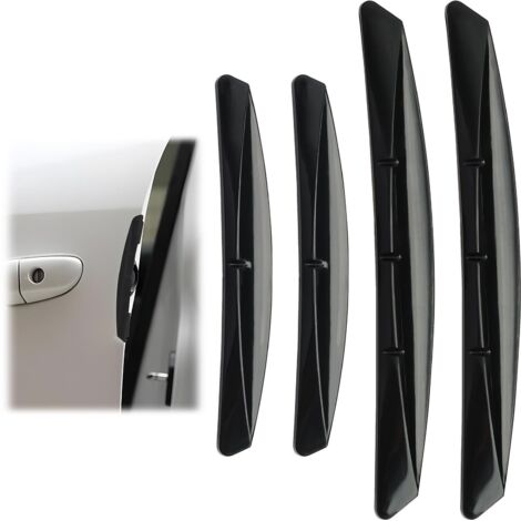 Protection Porte Voiture, 4 Pcs Protecteurs de Bord de Porte ande Anti-Collision, Bande de Protection de Bord de Porte, Peuvent être Utilisés dans Diverses Voitures (Noir)