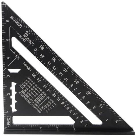 Metric system MULTI FONCTIONS 180 mm Metal Aluminium Regle Équerre Trusquin Guide Raporteur Angle 45 90 Degres/Outils de menuisier/Outil de traçage Guide de menuiserie en bois