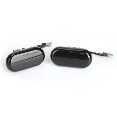 Clignotant LED adapté pour Renault Clio, marqueur latéral dynamique LED de voiture clignotants fluides clignotant séquentiel côté lampe