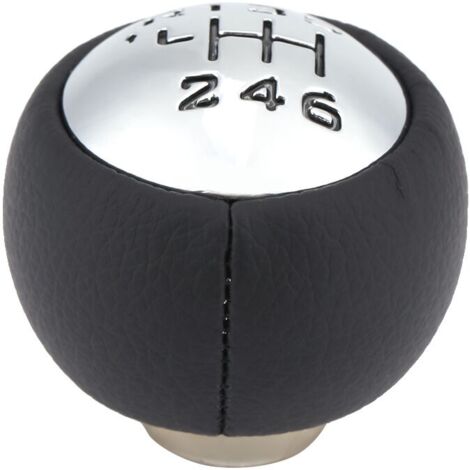 Pommeau Levier Vitesse, Pommeau de Vitesse 6 Vitesses, Boule de Vitesse, Tête de Levier de Vitesse Manuelle de Remplacement pour 307 308 3008 407 5008 807 C3 C4 C8
