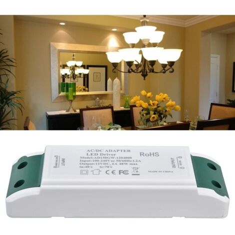 2 PACK Transformateur LED 18W Driver LED 1.5A Alimentation Conducteur