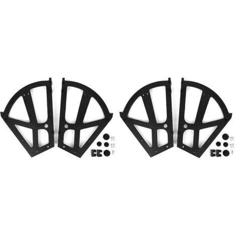 4 pièces/ensemble chaussures charnières d\'armoire, meubles de maison chaussures tiroir armoire charnière Flip plaque cadre tournant Rack accessoires de remplacement (1/5)