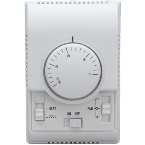 Thermostat mécanique d\'air conditionné central à 2 voies, interrupteur de commande, Conditionneur 110‑220V