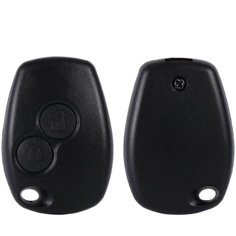 Alppihym 2 Pack 3 Boutons Porte-clés de Voiture de Remplacement Compatible Clio, Modus, Twingo, Compatible Kangoo, Laguna, Master, Trafic, Duster, Espace, Vivaro, Dacia