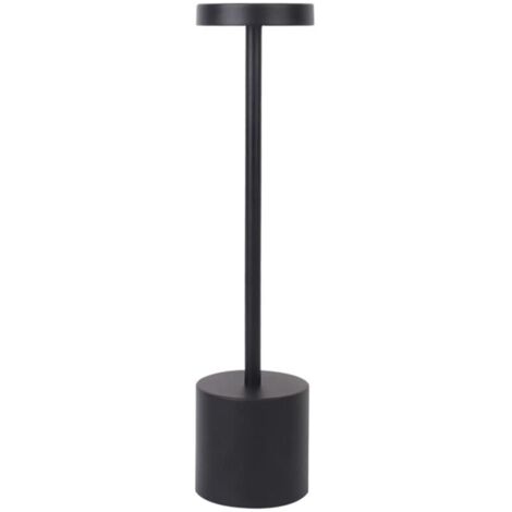 lampe de table sans fil rechargeable usb, Lampes de table sans filpour chevet, camping, interieur, exterieur, terrasse, restaurant,noir Lampe de chevet (1/5)