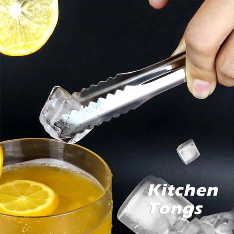 Lot De 15 Mini Pinces à Glace En Acier Inoxydable Pour Apéritifs