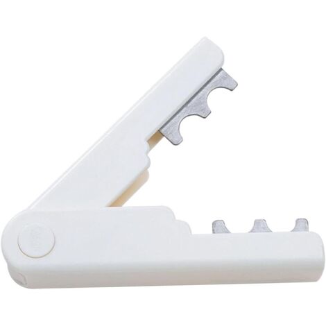 Outil de Dénudage D'épine, Coupe-Tige de Fleur, Longueur 14cm, Bricolage Outil de Coupe Fleuriste Cutter de Tige de Fleur, Dissolvant de Tige de Fleur, D'épine pour La Taille Des Rosiers, blanc (1/5)