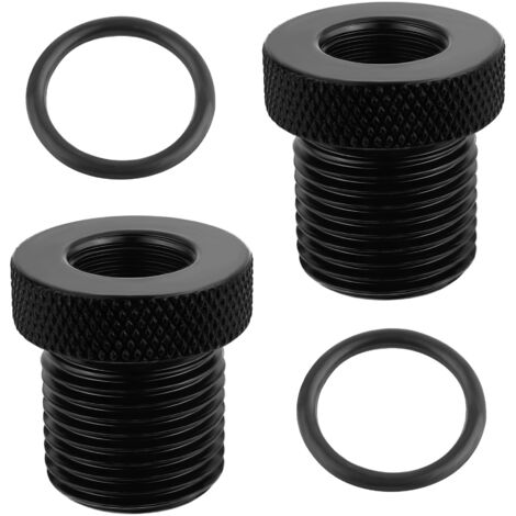 Adaptateur pour accessoires automobiles avec rondelles, acier durable 1/2 x 28 à 3/4 x 16, remplacement pour raccords cassés, accessoires automobiles essentiels pour voiture, camion, SUV (paquet de 2)