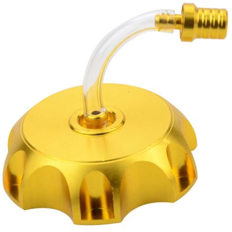 Bouchon de valve CNC pour réservoir de carburant avec évent, compatible avec les modèles 50cc, 70cc, 90cc, 110cc, 125cc et 250cc (Taotao, Roketa, Apollo, SSR, KLX110, TTR110, XR, CRF, motos tout-terra