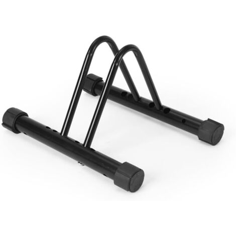 Support de vélo extérieur en métal, support de rangement pour vélo, support de stationnement pour vélo pour garage ou abri de jardin (1 station de vélo)