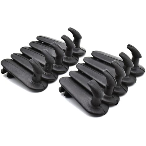 Lot de 10 crochets de fixation pour tapis de sol de voiture pour Corolla Camry Crown Rivet Auto Antidérapant