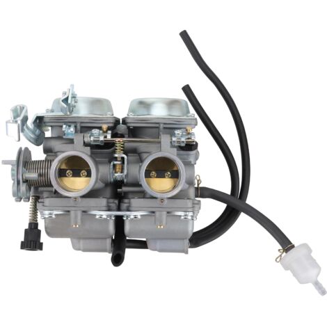 Carburateur double pour moteur bicylindre Rebel CMX250 CA250 (remplacement pour chambre à carburant 250 cm3).