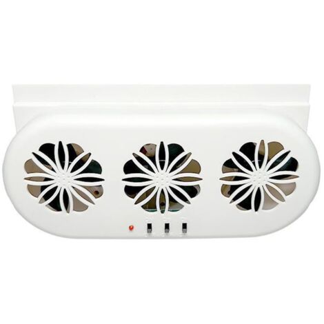 Ventilateur d'extraction pour voiture, 3 ventilateurs, alimentation solaire, USB, ventilation silencieuse, refroidissement du radiateur, automobile