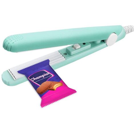 Mini scelleuse thermique pour sacs alimentaires, machine portable de scellage de sacs, film chauffant suspendu à contrôle intelligent pour la conservation des aliments, étanche (vert)